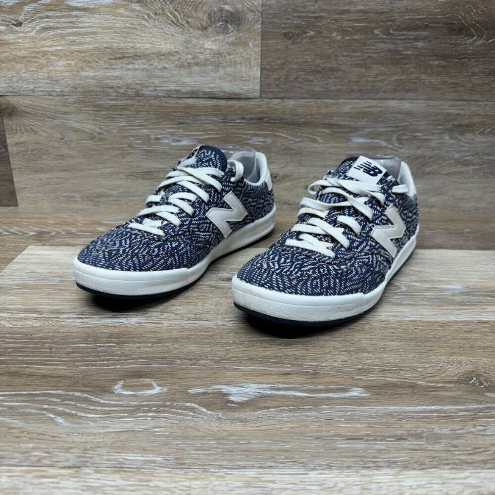 New Balance 300 Cotton Denim Blue/White Court Trainer Sneakers Women's Size 9